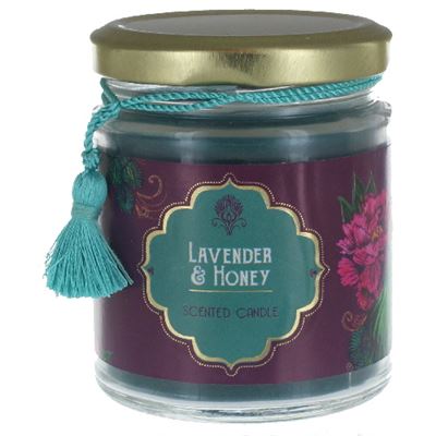 Lavender & Honey Scented Candle In A Jar